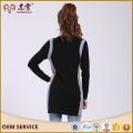 Trade Assurance Übergröße Frauen Kaschmir langen Kleid Pullover